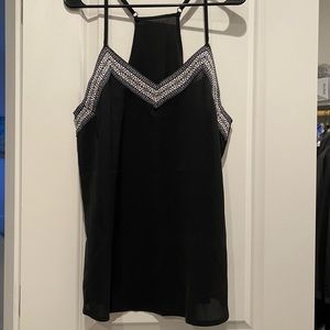 Black and White Tank- Large